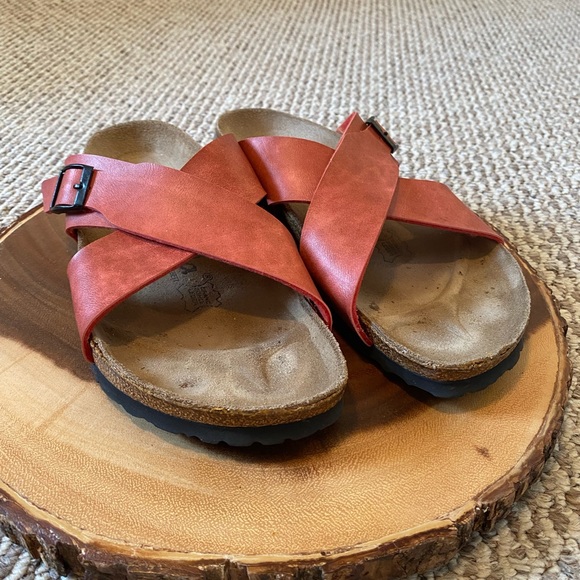 Birkenstock Shoes - ✨BIRKENSTOCK Betula 2-Strap Crossover Sandal in Terracotta Color Size EU 39✨